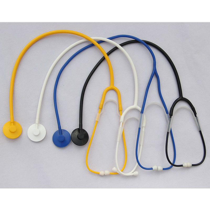 Disposable plastic stethoscope