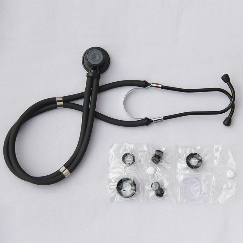 Deluxe Black Stethoscope ZY-4004